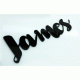 PERSONALISED ACRYLIC NAME WALL BABY KIDS ROOM DECO PLAQUE SIGN LETTERS BLACK
